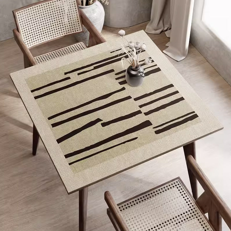 7design modern line square table mat