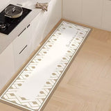 6design natural beige kitchen mat