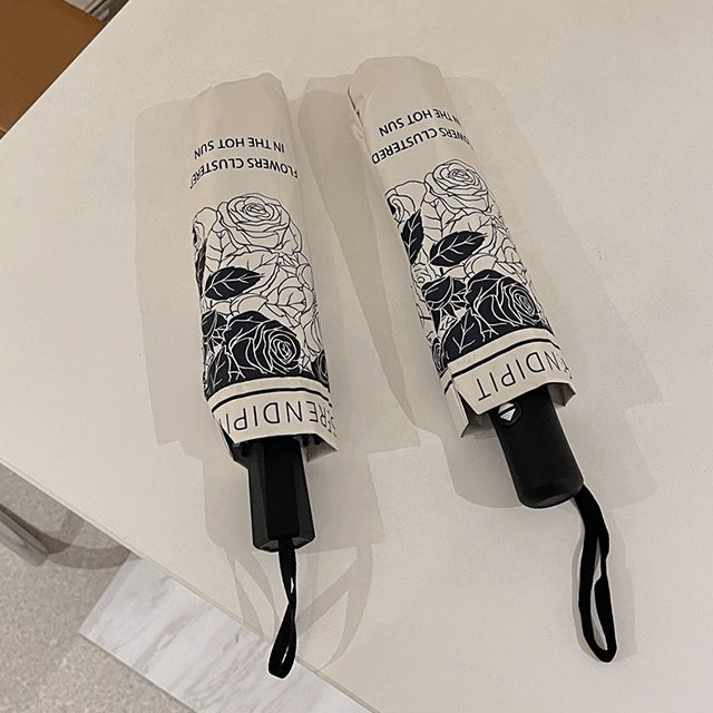 2type beautiful rose uv parasol