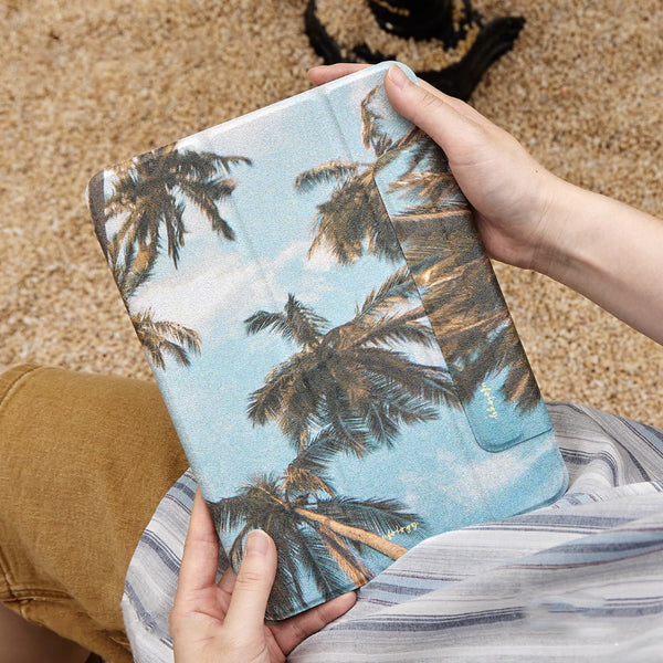 summer palm iPad case