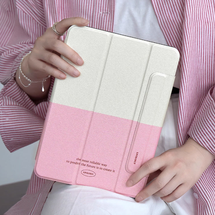 2color two tone pastel iPad case