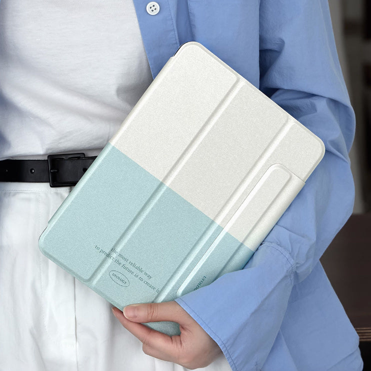 2color two tone pastel iPad case