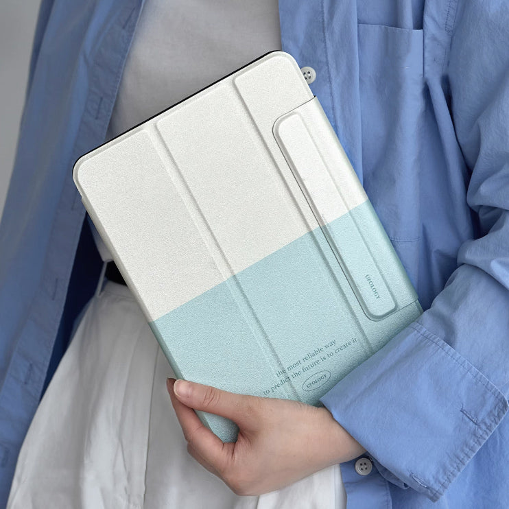 2color two tone pastel iPad case