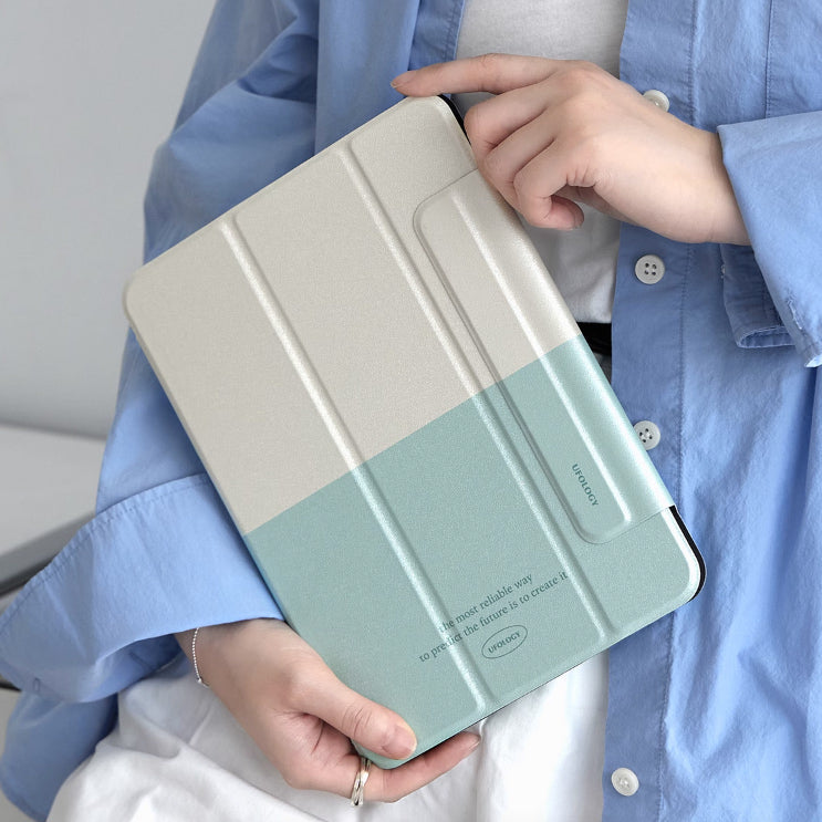 2color two tone pastel iPad case