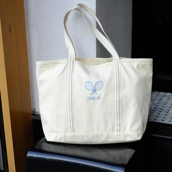 tennis club tote bag