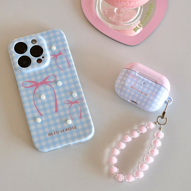 2color retro check Airpods case