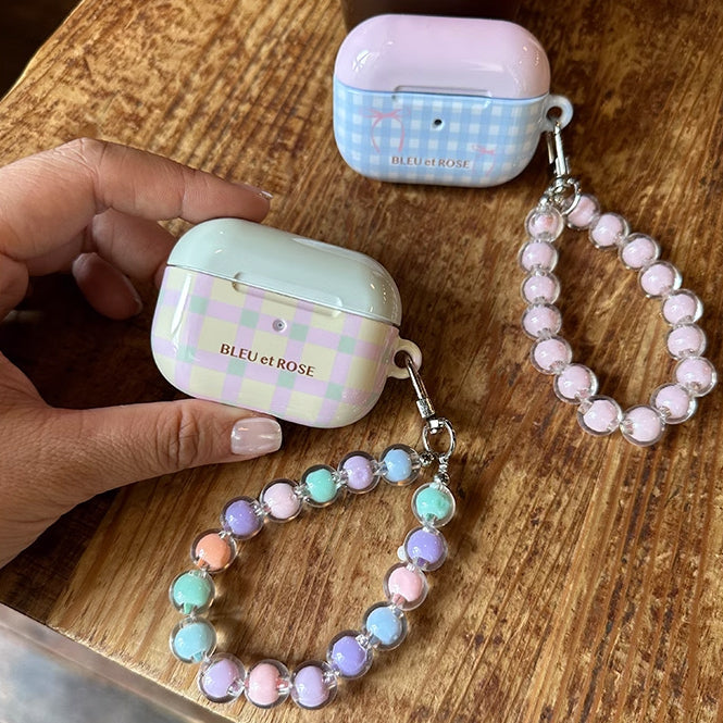 2color retro check Airpods case