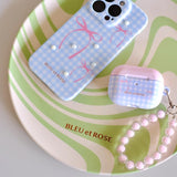 2color retro check Airpods case