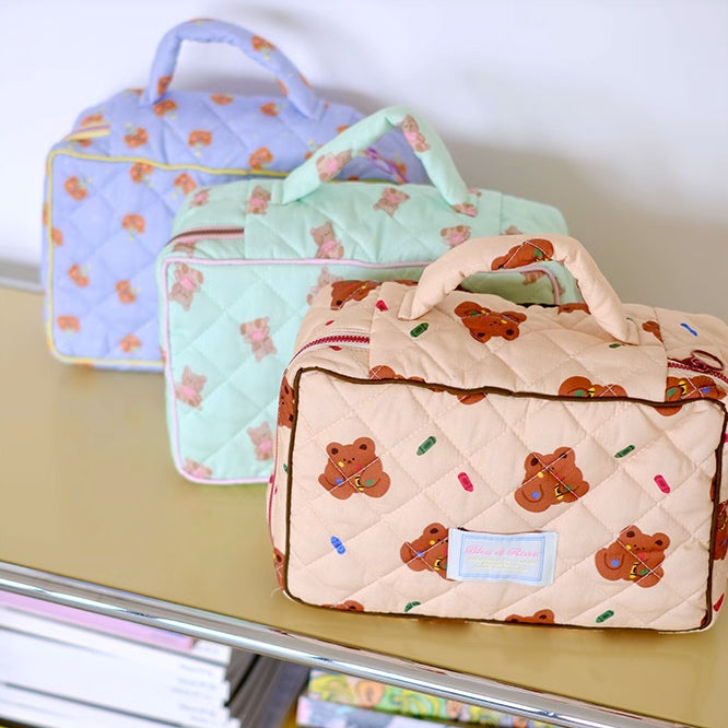 3design retro quilt pouch