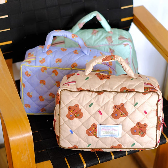 3design retro quilt pouch