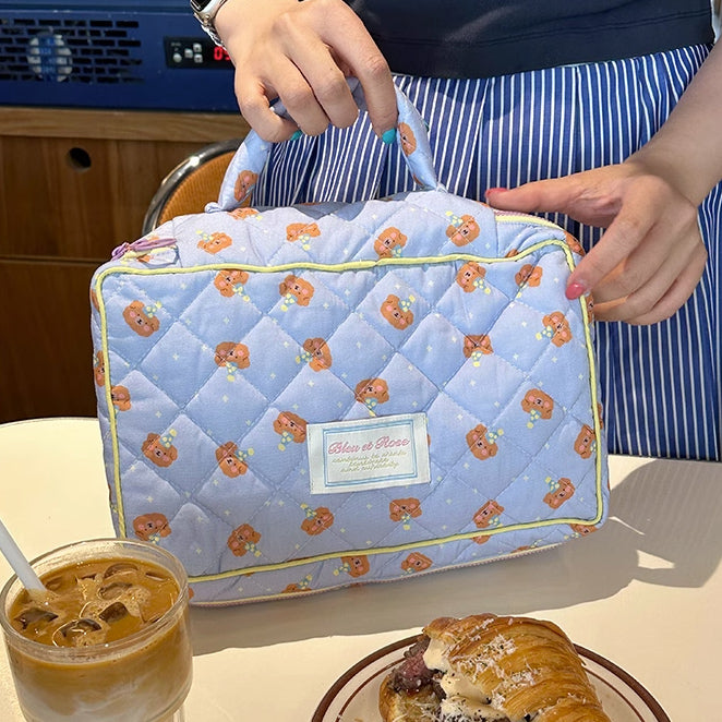 3design retro quilt pouch