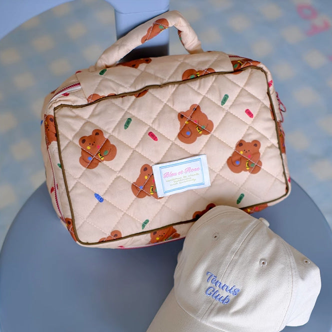 3design retro quilt pouch