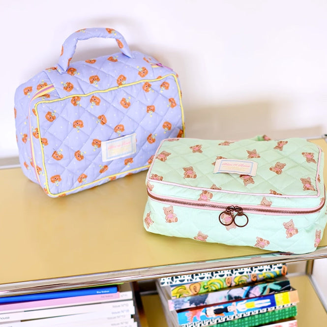 3design retro quilt pouch