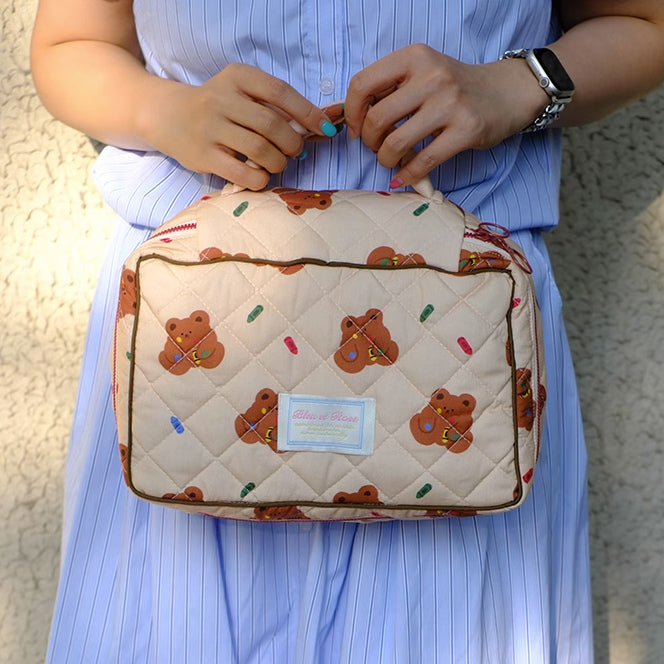 3design retro quilt pouch