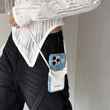 shoulder denim iPhone case