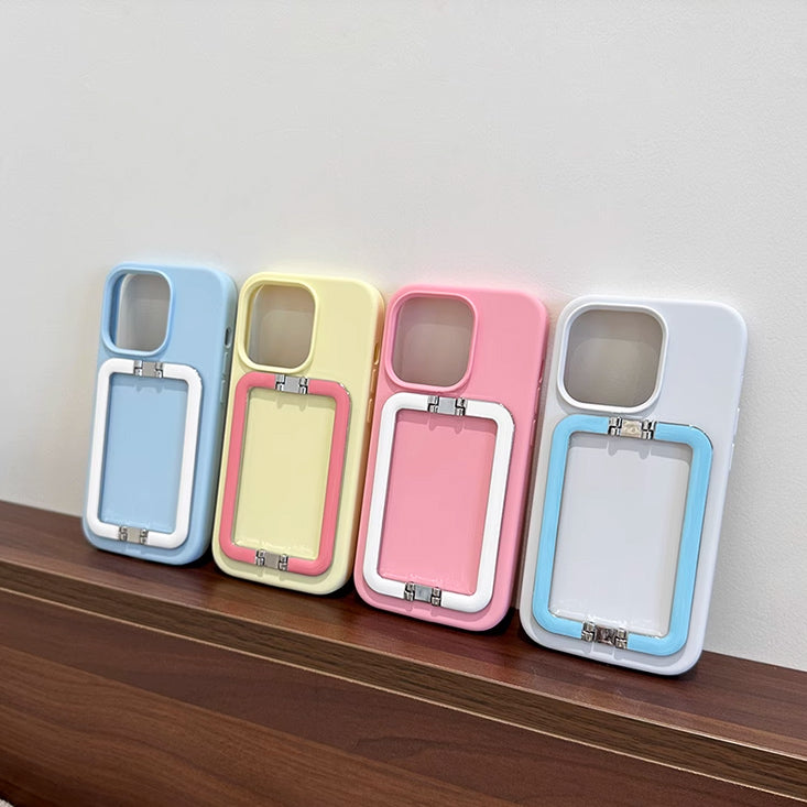 4color pastel stand iPhone case