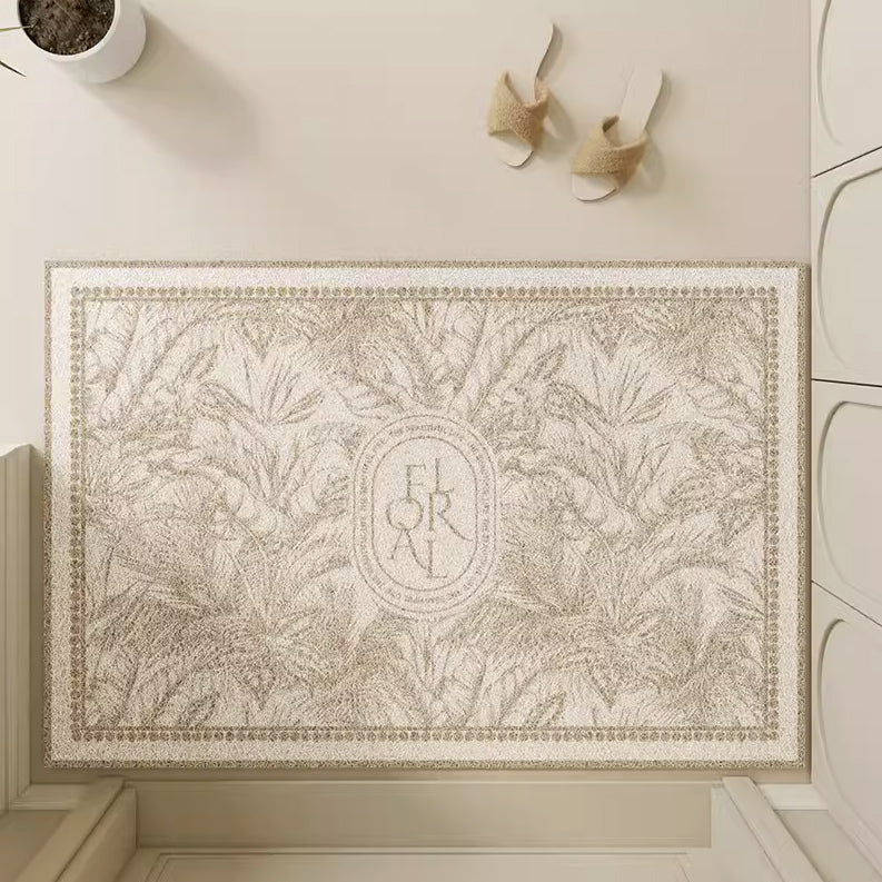4design luxury flower door mat