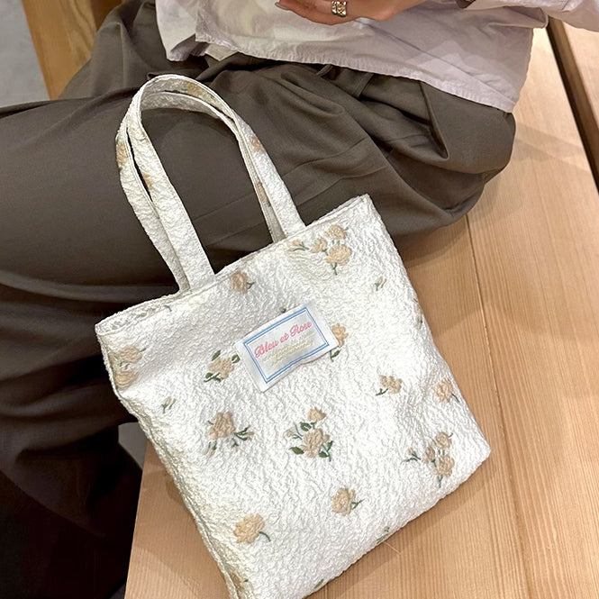4design jacquard flower mini bag