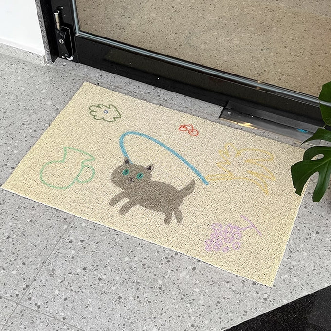 2design pop illustration door mat