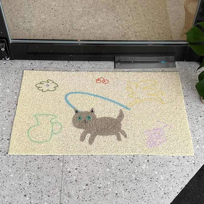2design pop illustration door mat