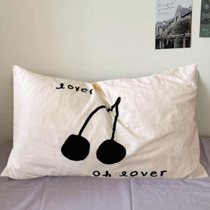 11design simple cotton print pillow sheets