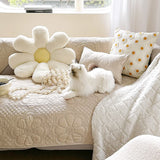 5color embossed flower cushion