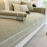 3color simple line sofa cover