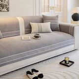 3color simple line sofa cover