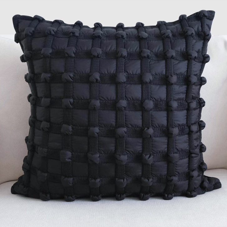 2design monotone check cushion