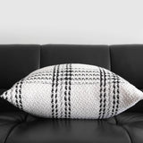 2design monotone check cushion