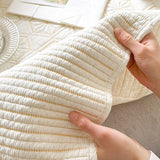 3design white stitch sofa cover