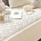 3design white stitch sofa cover