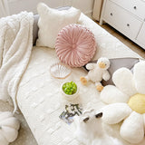 3design white stitch sofa cover