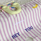 2design stripe folding picnic sheet