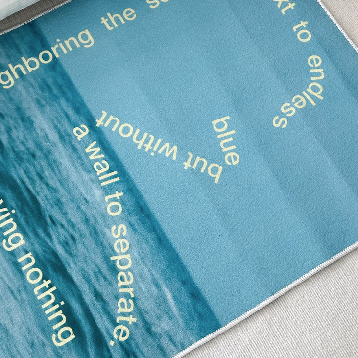 sea picture floor mat