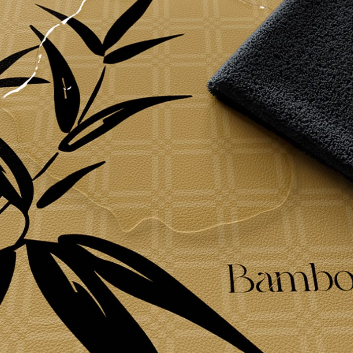 2design black bamboo place mat