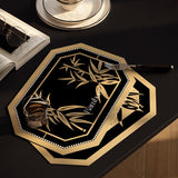 2design black bamboo place mat