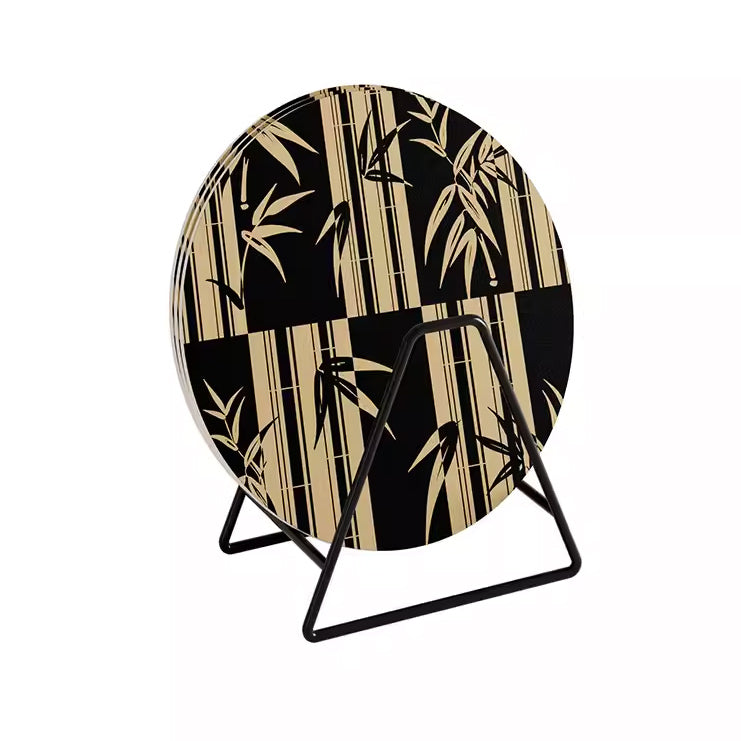 3design black bamboo coaster