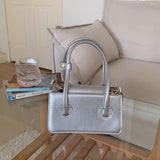 3color 2way compact hand bag