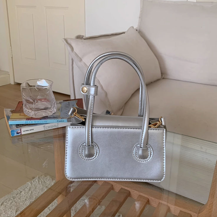 3color 2way compact hand bag