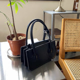 3color 2way compact hand bag