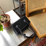 3color 2way compact hand bag
