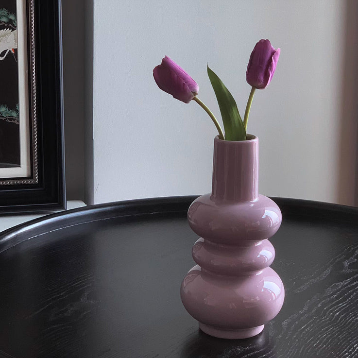 purple retro ornament vase