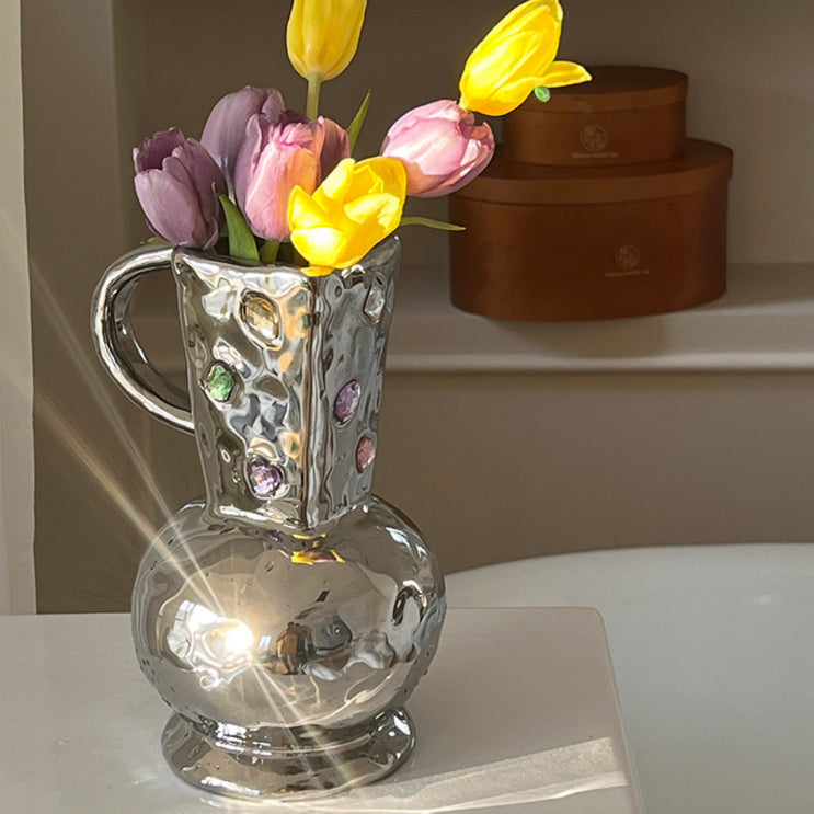 colorful bijou vase