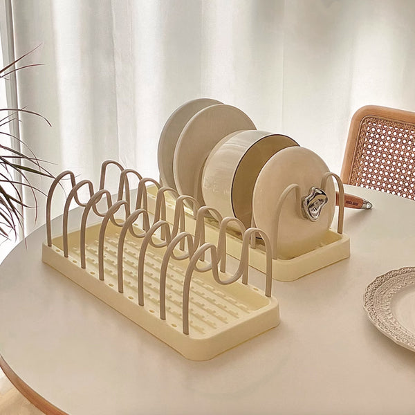 natural color pot lid stand