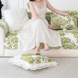 4color tree embroidery sofa cover