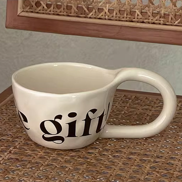 2color large handle mug
