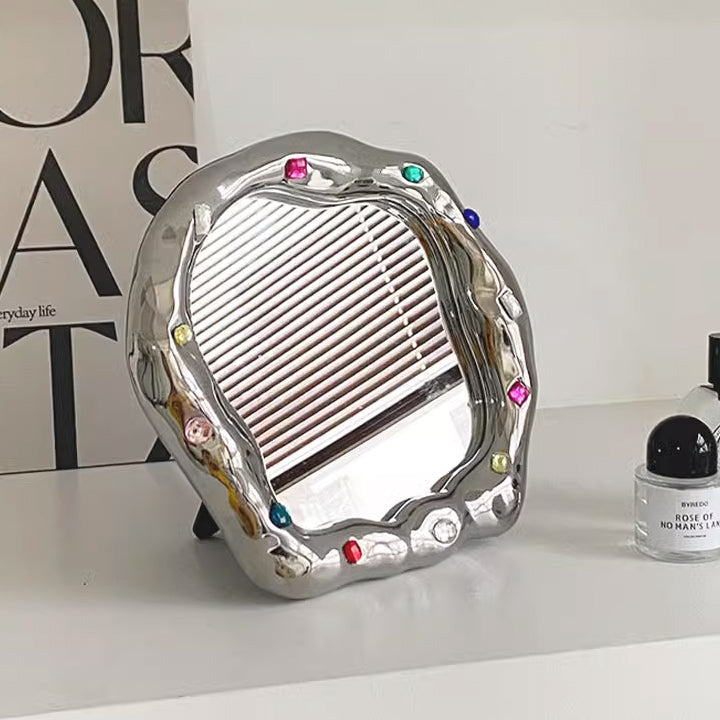 2color colorful bijou mirror
