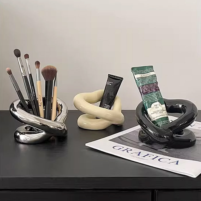 3color twist toothbrush stand