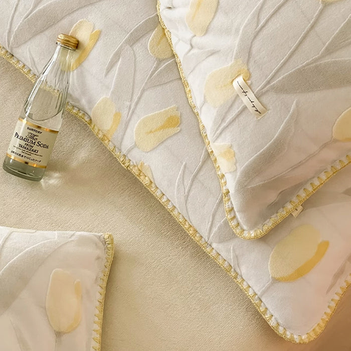 3color pale tulip bedlinen set